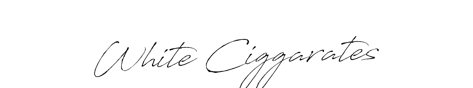 White Ciggarates stylish signature style. Best Handwritten Sign (Antro_Vectra) for my name. Handwritten Signature Collection Ideas for my name White Ciggarates. White Ciggarates signature style 6 images and pictures png