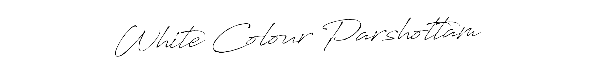 How to make White Colour Parshottam signature? Antro_Vectra is a professional autograph style. Create handwritten signature for White Colour Parshottam name. White Colour Parshottam signature style 6 images and pictures png