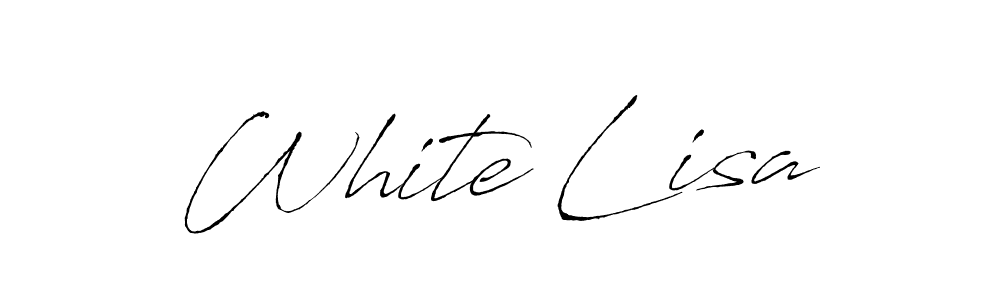 How to Draw White Lisa signature style? Antro_Vectra is a latest design signature styles for name White Lisa. White Lisa signature style 6 images and pictures png