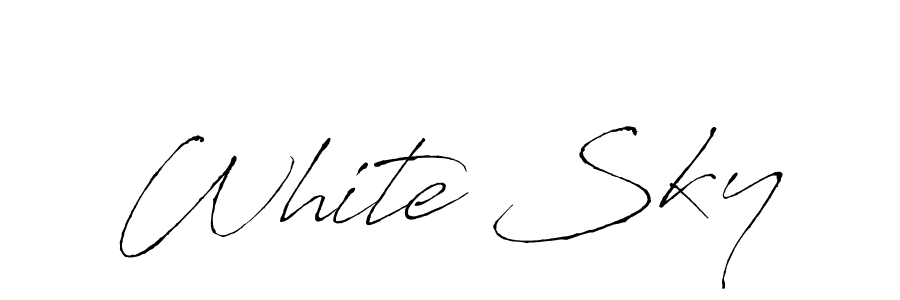 You should practise on your own different ways (Antro_Vectra) to write your name (White Sky) in signature. don't let someone else do it for you. White Sky signature style 6 images and pictures png