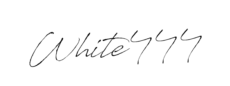 How to Draw White444 signature style? Antro_Vectra is a latest design signature styles for name White444. White444 signature style 6 images and pictures png