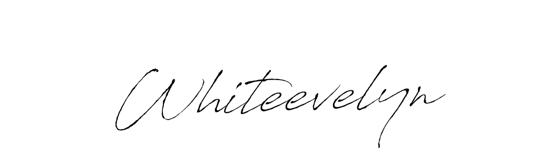 Antro_Vectra is a professional signature style that is perfect for those who want to add a touch of class to their signature. It is also a great choice for those who want to make their signature more unique. Get Whiteevelyn name to fancy signature for free. Whiteevelyn signature style 6 images and pictures png