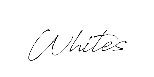 Use a signature maker to create a handwritten signature online. With this signature software, you can design (Antro_Vectra) your own signature for name Whites. Whites signature style 6 images and pictures png