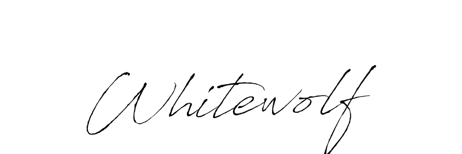 Whitewolf stylish signature style. Best Handwritten Sign (Antro_Vectra) for my name. Handwritten Signature Collection Ideas for my name Whitewolf. Whitewolf signature style 6 images and pictures png