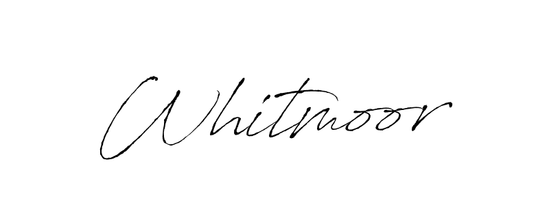 How to make Whitmoor signature? Antro_Vectra is a professional autograph style. Create handwritten signature for Whitmoor name. Whitmoor signature style 6 images and pictures png