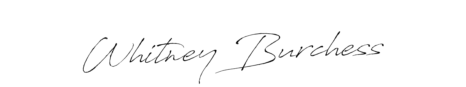 You should practise on your own different ways (Antro_Vectra) to write your name (Whitney Burchess) in signature. don't let someone else do it for you. Whitney Burchess signature style 6 images and pictures png