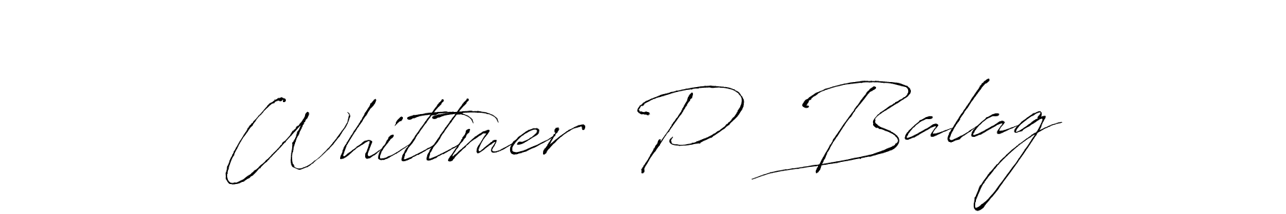 Similarly Antro_Vectra is the best handwritten signature design. Signature creator online .You can use it as an online autograph creator for name Whittmer  P  Balag. Whittmer  P  Balag signature style 6 images and pictures png