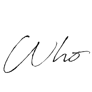 Who stylish signature style. Best Handwritten Sign (Antro_Vectra) for my name. Handwritten Signature Collection Ideas for my name Who. Who signature style 6 images and pictures png