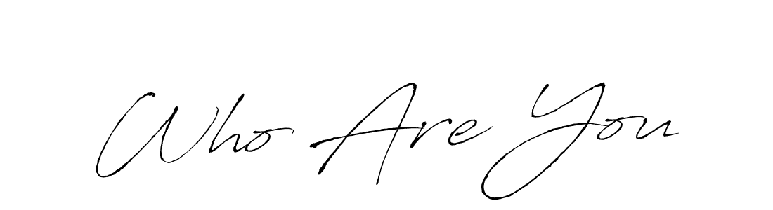 if you are searching for the best signature style for your name Who Are You. so please give up your signature search. here we have designed multiple signature styles  using Antro_Vectra. Who Are You signature style 6 images and pictures png