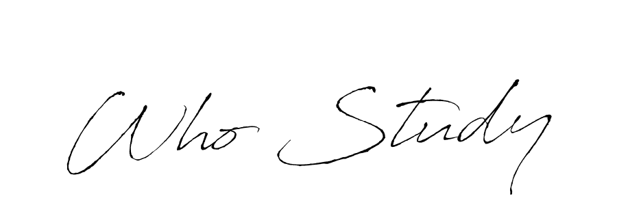 if you are searching for the best signature style for your name Who Study. so please give up your signature search. here we have designed multiple signature styles  using Antro_Vectra. Who Study signature style 6 images and pictures png