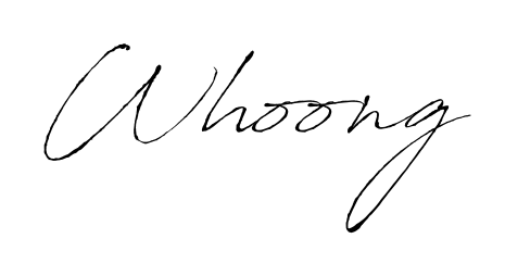 How to make Whoong name signature. Use Antro_Vectra style for creating short signs online. This is the latest handwritten sign. Whoong signature style 6 images and pictures png