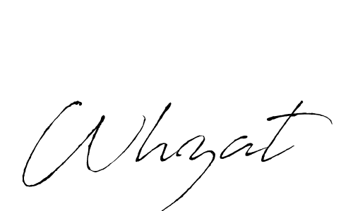 The best way (Antro_Vectra) to make a short signature is to pick only two or three words in your name. The name Whzat include a total of six letters. For converting this name. Whzat signature style 6 images and pictures png