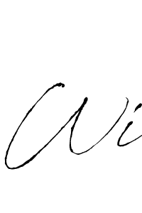 How to make Wi name signature. Use Antro_Vectra style for creating short signs online. This is the latest handwritten sign. Wi signature style 6 images and pictures png