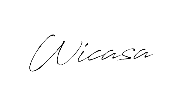 How to Draw Wicasa signature style? Antro_Vectra is a latest design signature styles for name Wicasa. Wicasa signature style 6 images and pictures png