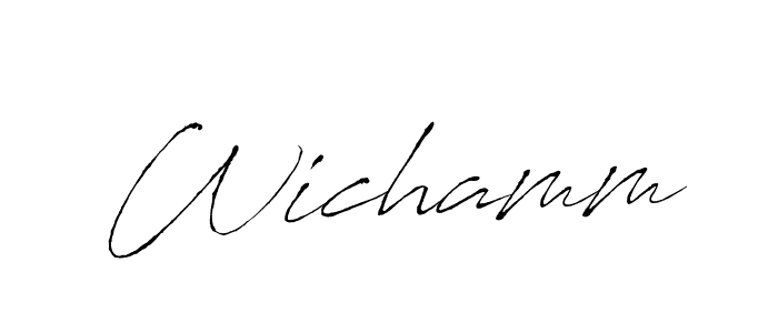 Make a beautiful signature design for name Wichamm. Use this online signature maker to create a handwritten signature for free. Wichamm signature style 6 images and pictures png