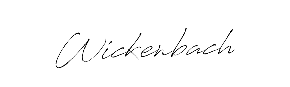 You should practise on your own different ways (Antro_Vectra) to write your name (Wickenbach) in signature. don't let someone else do it for you. Wickenbach signature style 6 images and pictures png