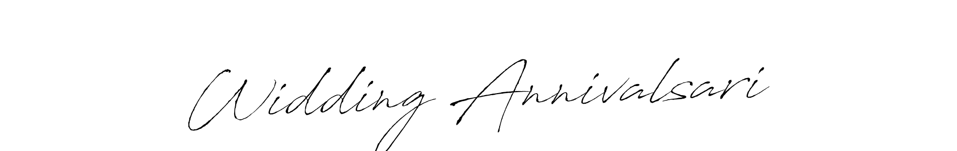 Make a beautiful signature design for name Widding Annivalsari. With this signature (Antro_Vectra) style, you can create a handwritten signature for free. Widding Annivalsari signature style 6 images and pictures png
