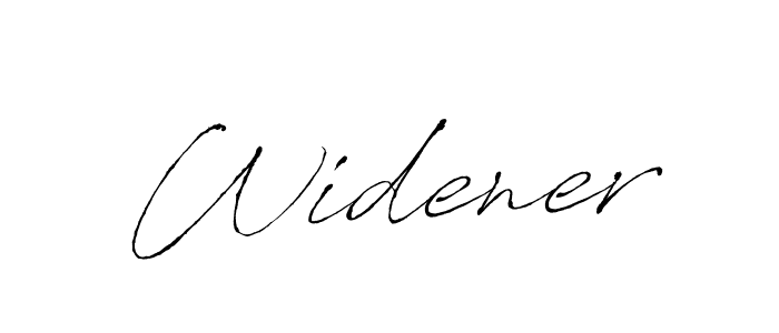 Use a signature maker to create a handwritten signature online. With this signature software, you can design (Antro_Vectra) your own signature for name Widener. Widener signature style 6 images and pictures png