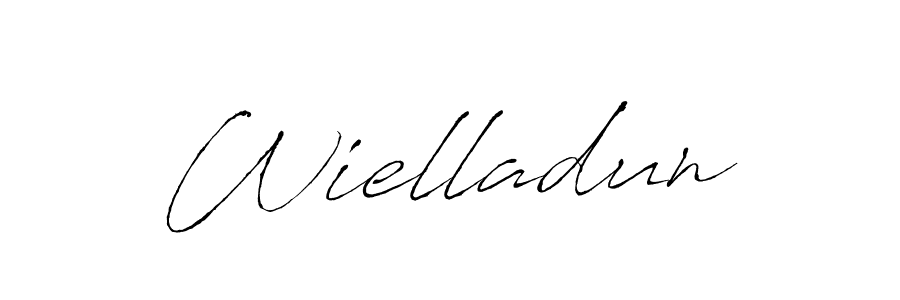 How to Draw Wielladun signature style? Antro_Vectra is a latest design signature styles for name Wielladun. Wielladun signature style 6 images and pictures png