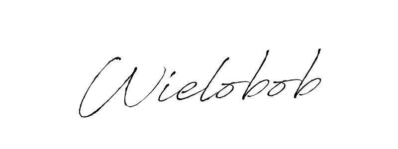 Design your own signature with our free online signature maker. With this signature software, you can create a handwritten (Antro_Vectra) signature for name Wielobob. Wielobob signature style 6 images and pictures png