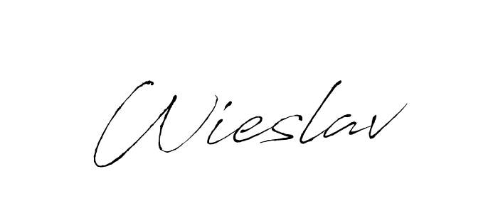 Use a signature maker to create a handwritten signature online. With this signature software, you can design (Antro_Vectra) your own signature for name Wieslav. Wieslav signature style 6 images and pictures png