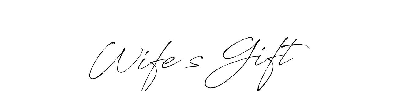 It looks lik you need a new signature style for name Wife’s Gift. Design unique handwritten (Antro_Vectra) signature with our free signature maker in just a few clicks. Wife’s Gift signature style 6 images and pictures png