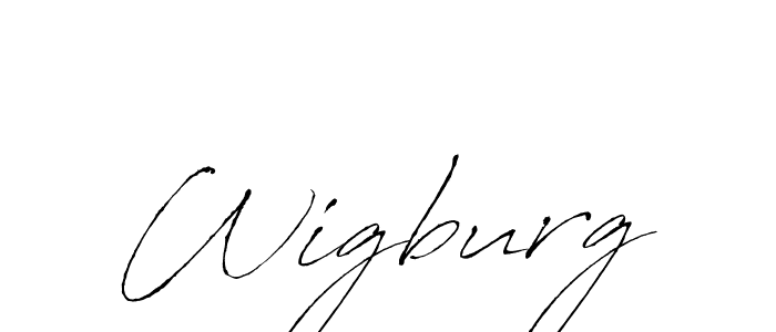 Use a signature maker to create a handwritten signature online. With this signature software, you can design (Antro_Vectra) your own signature for name Wigburg. Wigburg signature style 6 images and pictures png