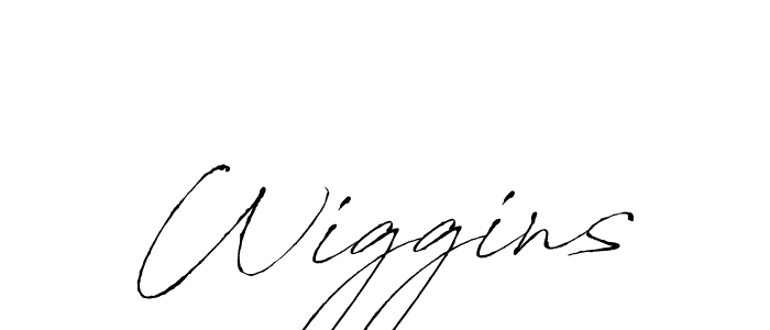 Design your own signature with our free online signature maker. With this signature software, you can create a handwritten (Antro_Vectra) signature for name Wiggins. Wiggins signature style 6 images and pictures png