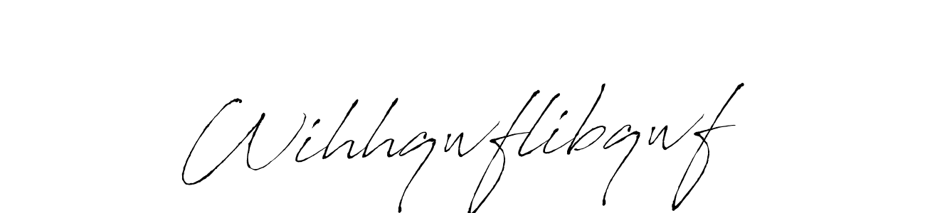 Design your own signature with our free online signature maker. With this signature software, you can create a handwritten (Antro_Vectra) signature for name Wihhqwflibqwf. Wihhqwflibqwf signature style 6 images and pictures png