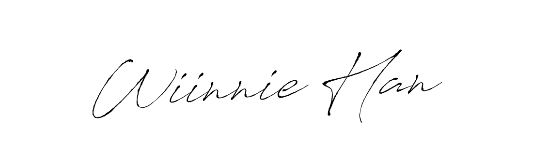 How to make Wiinnie Han signature? Antro_Vectra is a professional autograph style. Create handwritten signature for Wiinnie Han name. Wiinnie Han signature style 6 images and pictures png