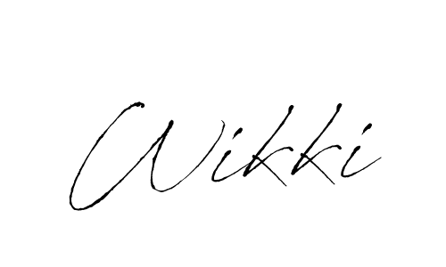 How to Draw Wikki signature style? Antro_Vectra is a latest design signature styles for name Wikki. Wikki signature style 6 images and pictures png