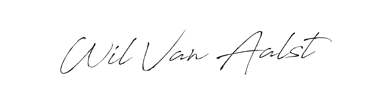 Make a beautiful signature design for name Wil Van Aalst. With this signature (Antro_Vectra) style, you can create a handwritten signature for free. Wil Van Aalst signature style 6 images and pictures png