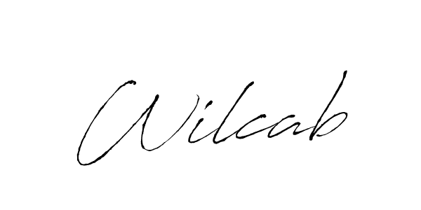 Design your own signature with our free online signature maker. With this signature software, you can create a handwritten (Antro_Vectra) signature for name Wilcab. Wilcab signature style 6 images and pictures png