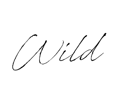 You should practise on your own different ways (Antro_Vectra) to write your name (Wild) in signature. don't let someone else do it for you. Wild signature style 6 images and pictures png