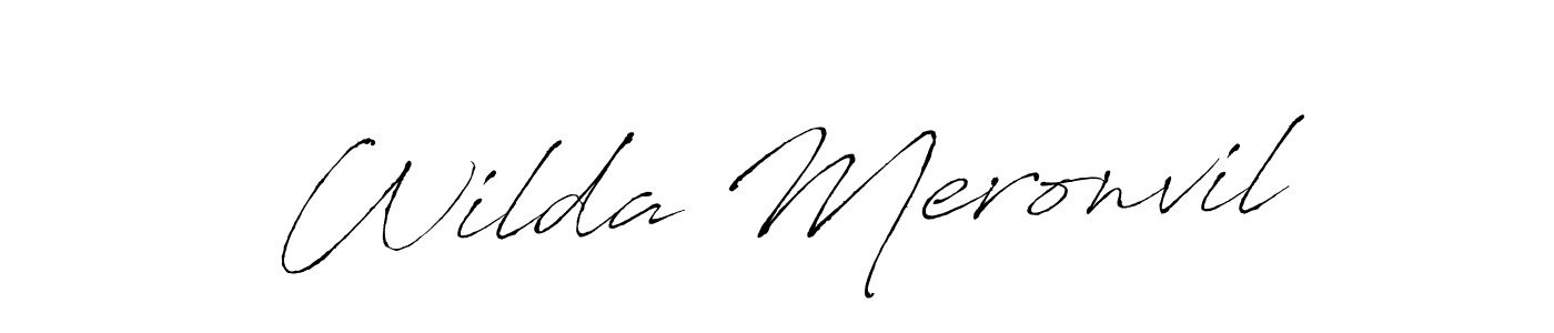 It looks lik you need a new signature style for name Wilda Meronvil. Design unique handwritten (Antro_Vectra) signature with our free signature maker in just a few clicks. Wilda Meronvil signature style 6 images and pictures png