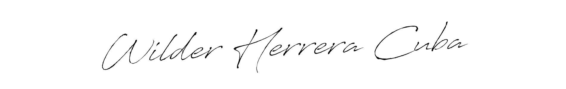 Make a beautiful signature design for name Wilder Herrera Cuba. Use this online signature maker to create a handwritten signature for free. Wilder Herrera Cuba signature style 6 images and pictures png