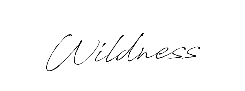 Use a signature maker to create a handwritten signature online. With this signature software, you can design (Antro_Vectra) your own signature for name Wildness. Wildness signature style 6 images and pictures png