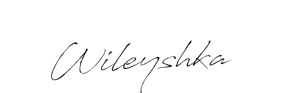 Also we have Wileyshka name is the best signature style. Create professional handwritten signature collection using Antro_Vectra autograph style. Wileyshka signature style 6 images and pictures png