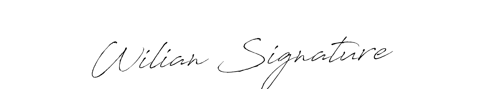Best and Professional Signature Style for Wilian Signature. Antro_Vectra Best Signature Style Collection. Wilian Signature signature style 6 images and pictures png