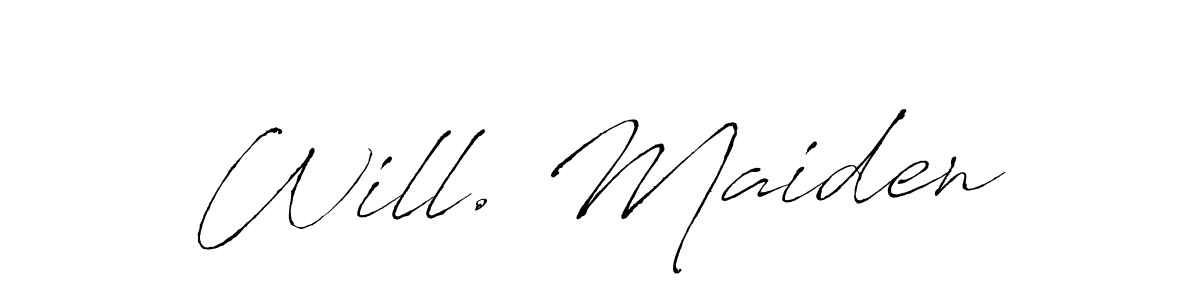 Make a beautiful signature design for name Will. Maiden. Use this online signature maker to create a handwritten signature for free. Will. Maiden signature style 6 images and pictures png