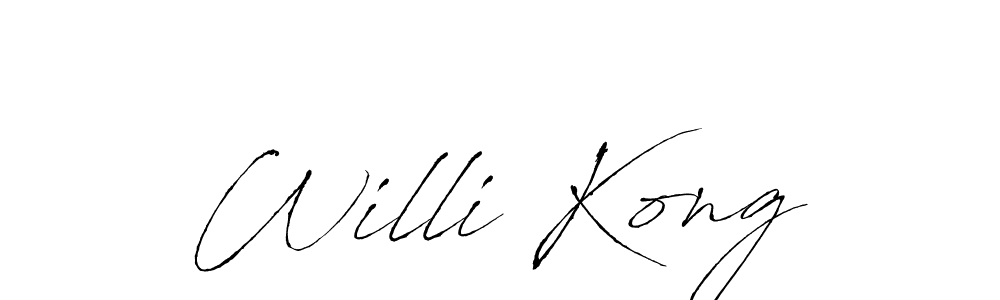 if you are searching for the best signature style for your name Willi Kong. so please give up your signature search. here we have designed multiple signature styles  using Antro_Vectra. Willi Kong signature style 6 images and pictures png