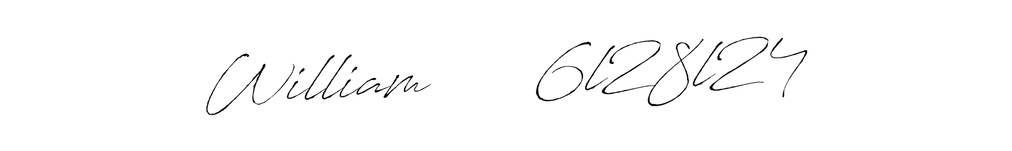 Similarly Antro_Vectra is the best handwritten signature design. Signature creator online .You can use it as an online autograph creator for name William      6l28l24. William      6l28l24 signature style 6 images and pictures png
