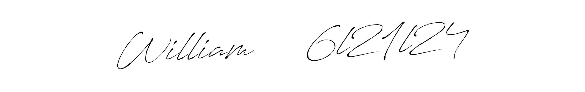 How to make William     6l21l24 name signature. Use Antro_Vectra style for creating short signs online. This is the latest handwritten sign. William     6l21l24 signature style 6 images and pictures png