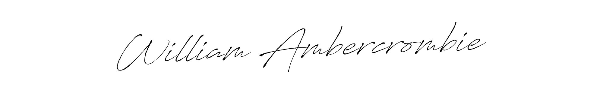 Use a signature maker to create a handwritten signature online. With this signature software, you can design (Antro_Vectra) your own signature for name William Ambercrombie. William Ambercrombie signature style 6 images and pictures png