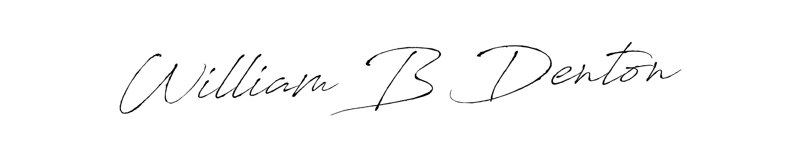 How to make William B Denton signature? Antro_Vectra is a professional autograph style. Create handwritten signature for William B Denton name. William B Denton signature style 6 images and pictures png