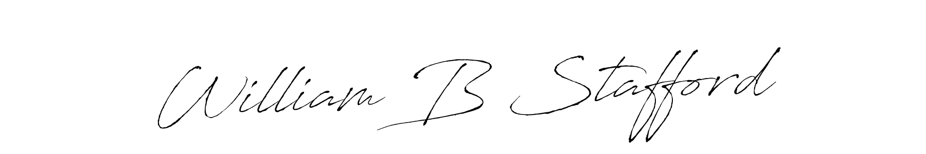 How to make William B Stafford signature? Antro_Vectra is a professional autograph style. Create handwritten signature for William B Stafford name. William B Stafford signature style 6 images and pictures png
