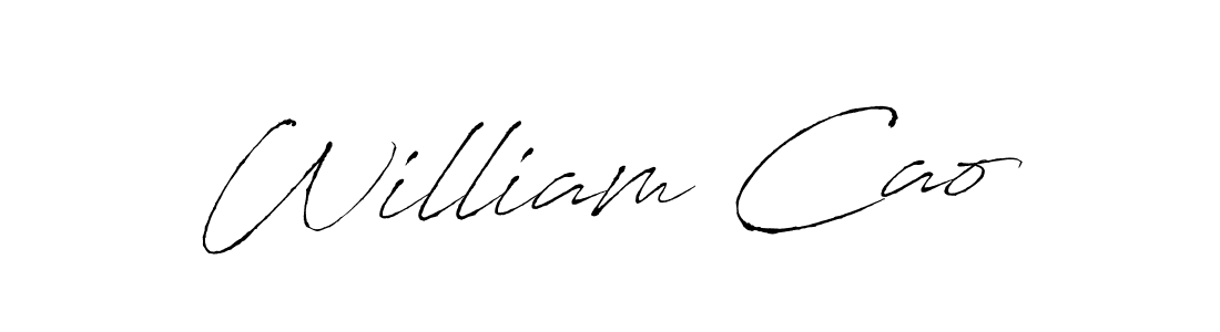 Similarly Antro_Vectra is the best handwritten signature design. Signature creator online .You can use it as an online autograph creator for name William Cao. William Cao signature style 6 images and pictures png