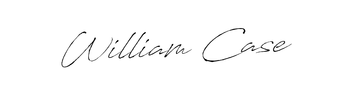 William Case stylish signature style. Best Handwritten Sign (Antro_Vectra) for my name. Handwritten Signature Collection Ideas for my name William Case. William Case signature style 6 images and pictures png