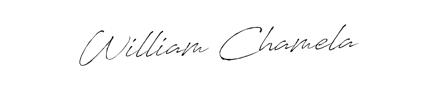 See photos of William Chamela official signature by Spectra . Check more albums & portfolios. Read reviews & check more about Antro_Vectra font. William Chamela signature style 6 images and pictures png