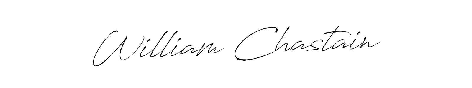 Antro_Vectra is a professional signature style that is perfect for those who want to add a touch of class to their signature. It is also a great choice for those who want to make their signature more unique. Get William Chastain name to fancy signature for free. William Chastain signature style 6 images and pictures png